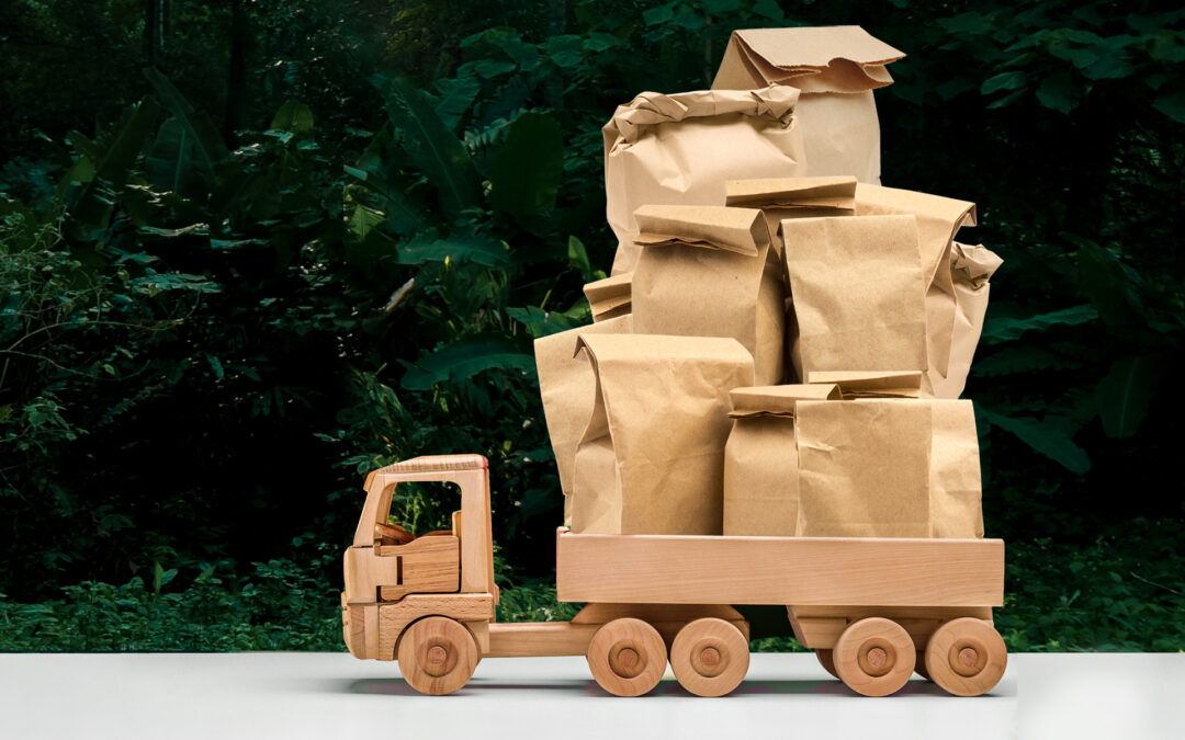 Mythbusting Paper vs Compostable Bags: The Transportation Edition