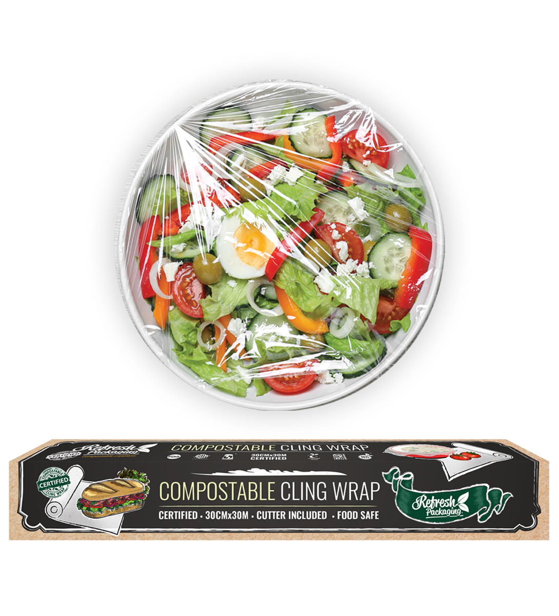 Compostable Cling Wrap - 2 Pack