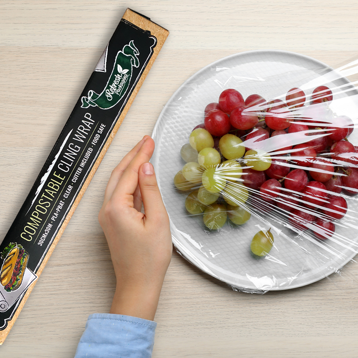 Compostable Cling Wrap - 2 Pack - Image 9